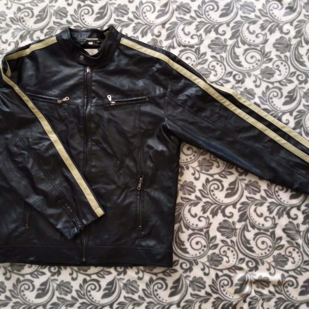 PX Men's Leather Jacket - Picture 3 of 8